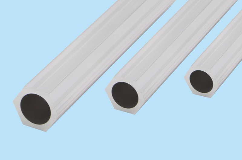 hollow hexagonal aluminum rods